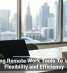 Adopting Remote Work Tools To Improve Flexibility and Efficiency